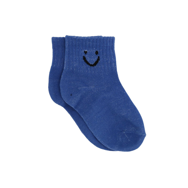 The Baby Cubby Smile Expression Socks - Blue
