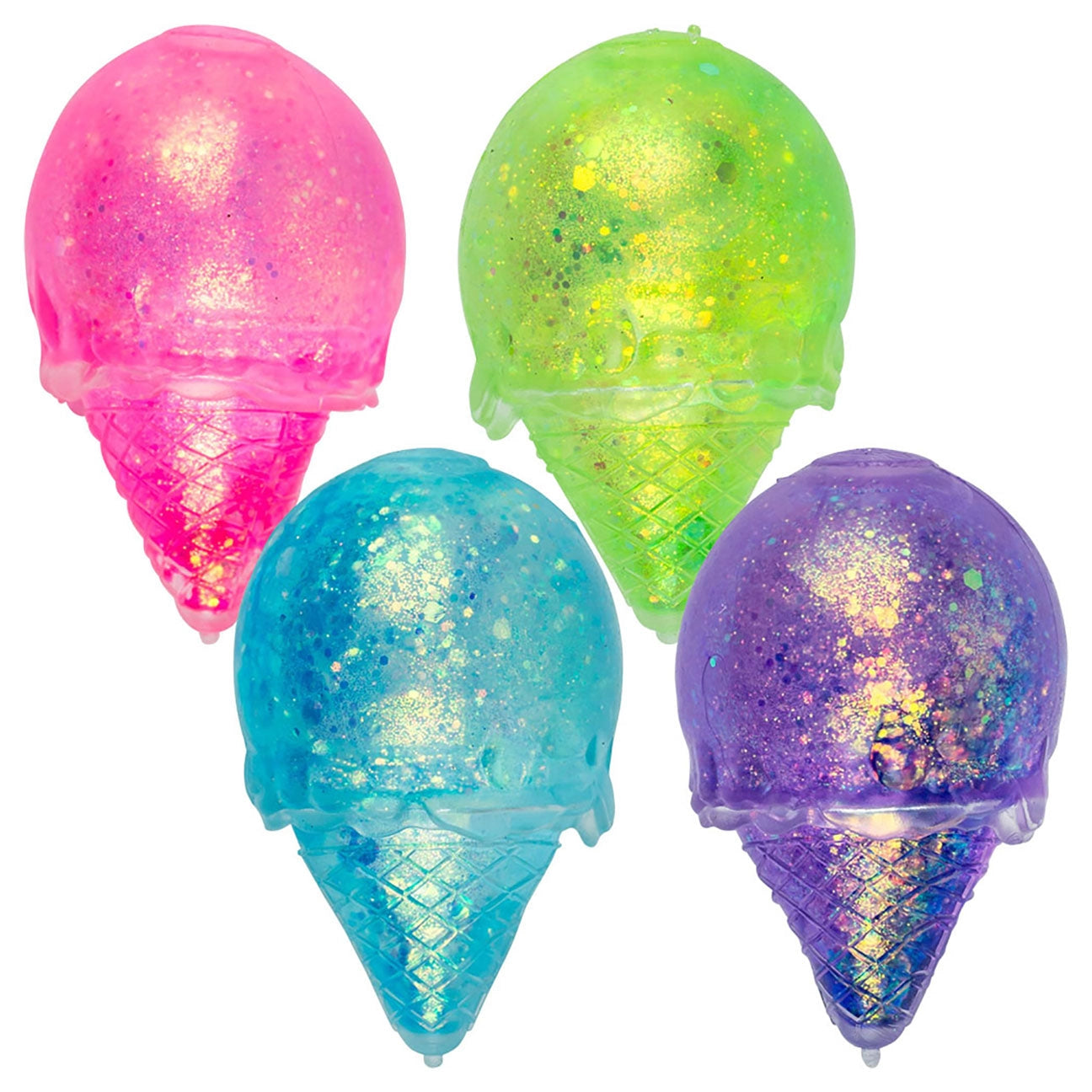 Curious Minds Toys Ice Cream Cone Shaped Stretch Assortment