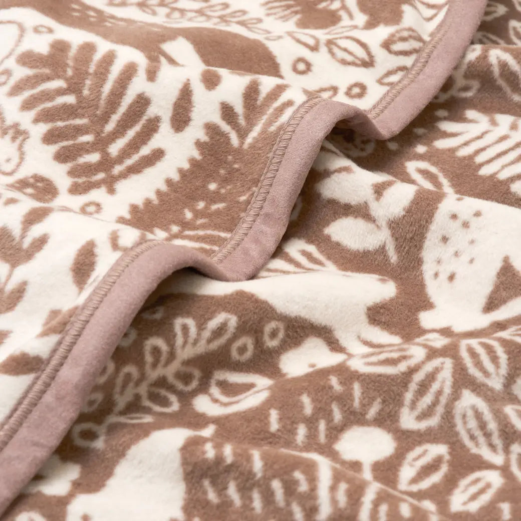 ChappyWrap Whimsical Woods Sepia Blanket