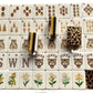 The Southern Peacock Leopard American Mahjong Tile Set