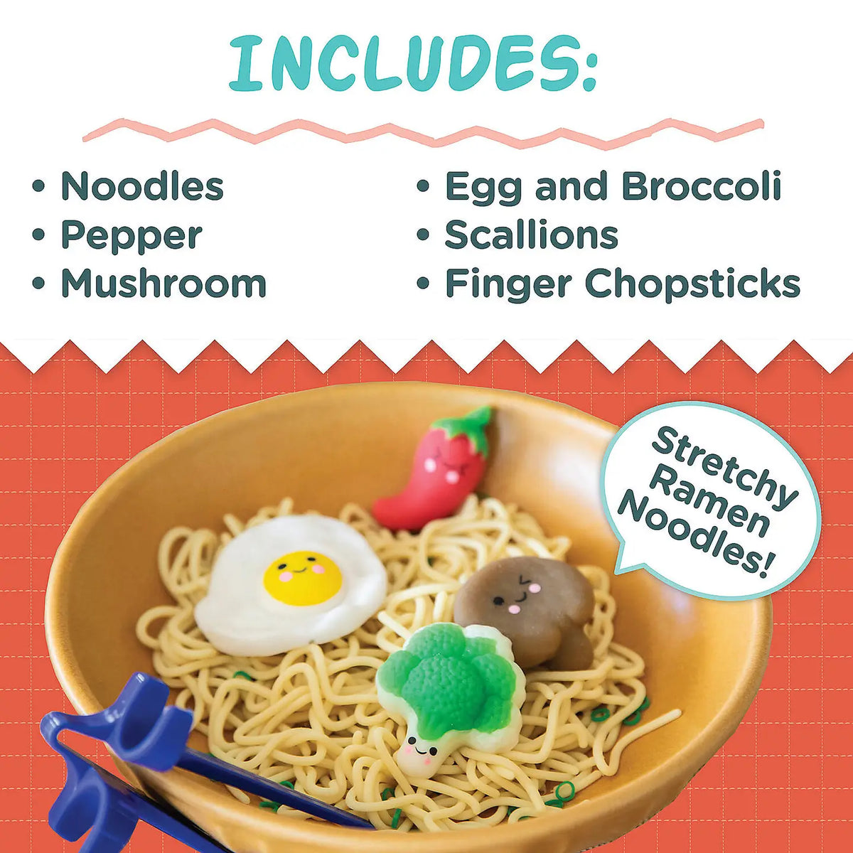 MindWare & Peaceable Kingdom Foodie Fidget - Ramen Bowl