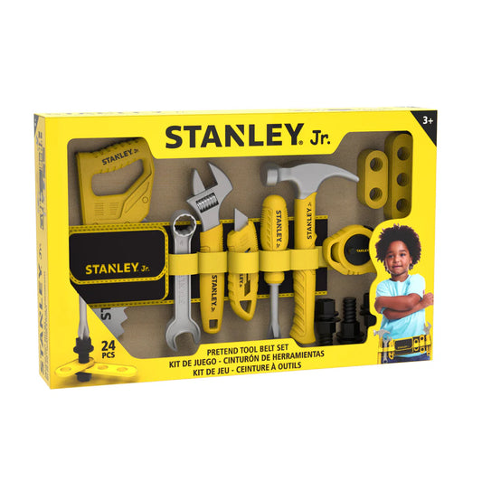 Toysmith Red Toolbox Stanley Jr. Pretend Play Tools & Toolbelt Set