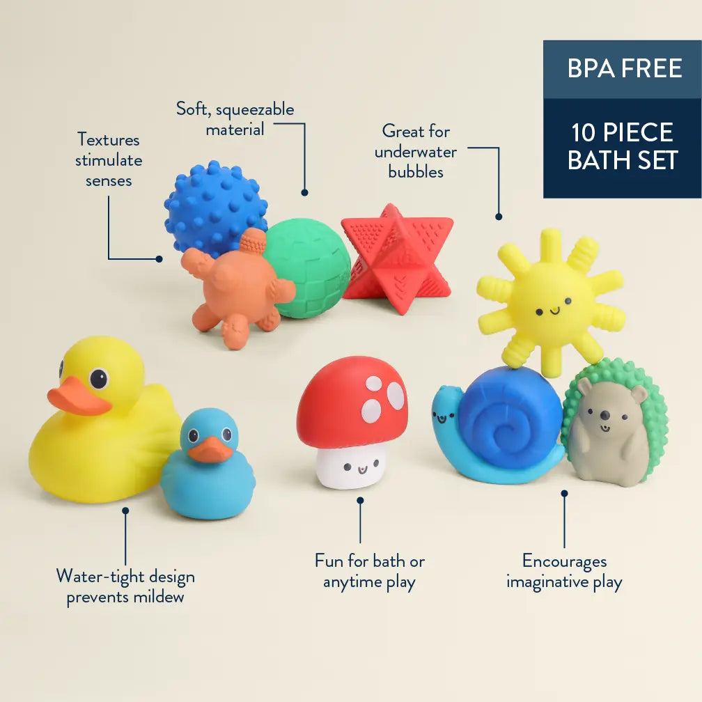 Itzy Ritzy Splash Gift Set Bath + Water Toy