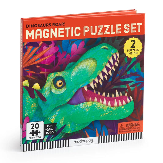 Chronicle Books Dinosaur Roar! Magnetic Puzzles