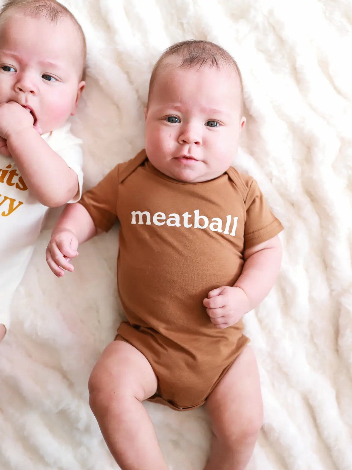 Polished Prints Meatball Onesie
