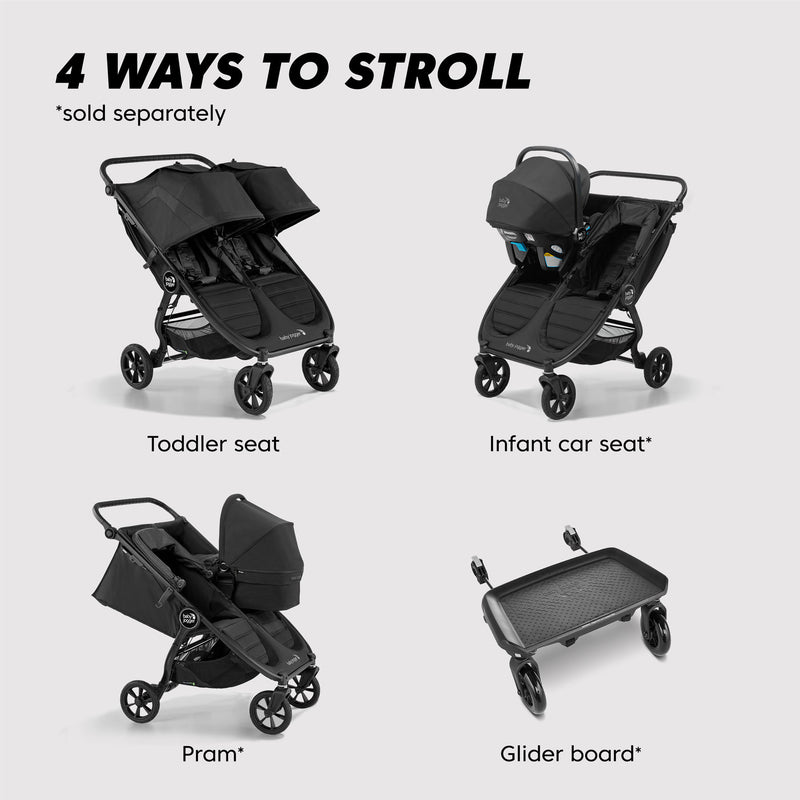Jogger City Mini GT2 Double Stroller | The Baby Cubby