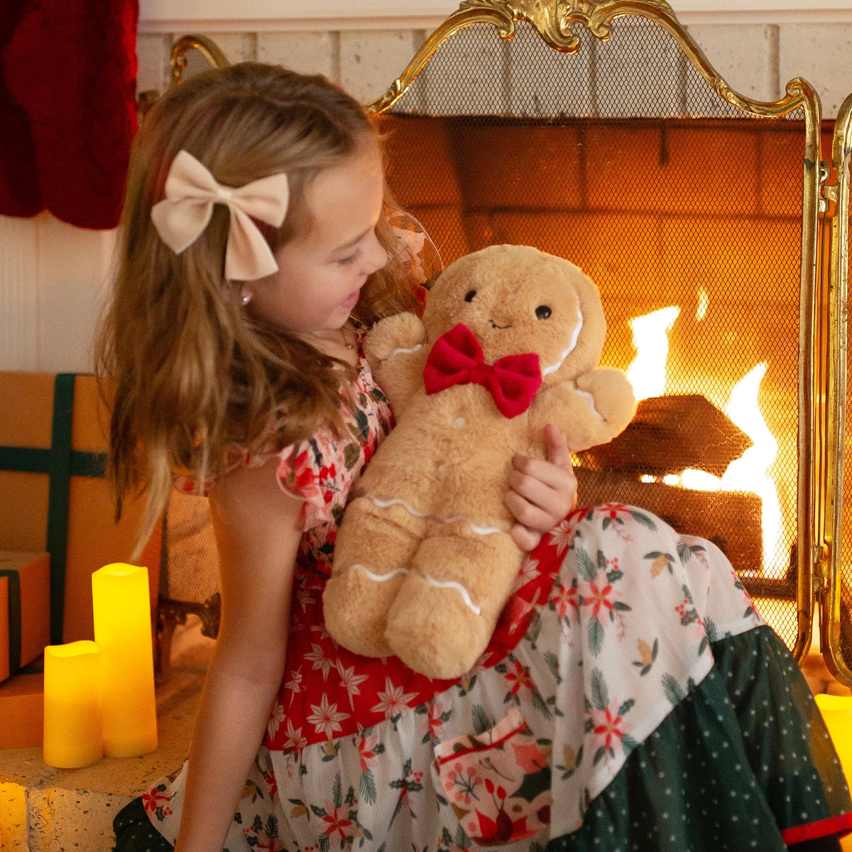 Beverly Hills Teddy Bear Company Worlds Softest Plush Gingerbread Plushee