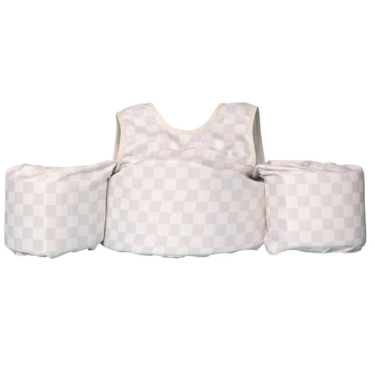 Drip Floats Neutral Checkered Kids Float - 25-50 Lbs