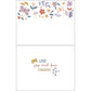 Gina B Designs Baby Greeting Card - Baby Girl Flowers