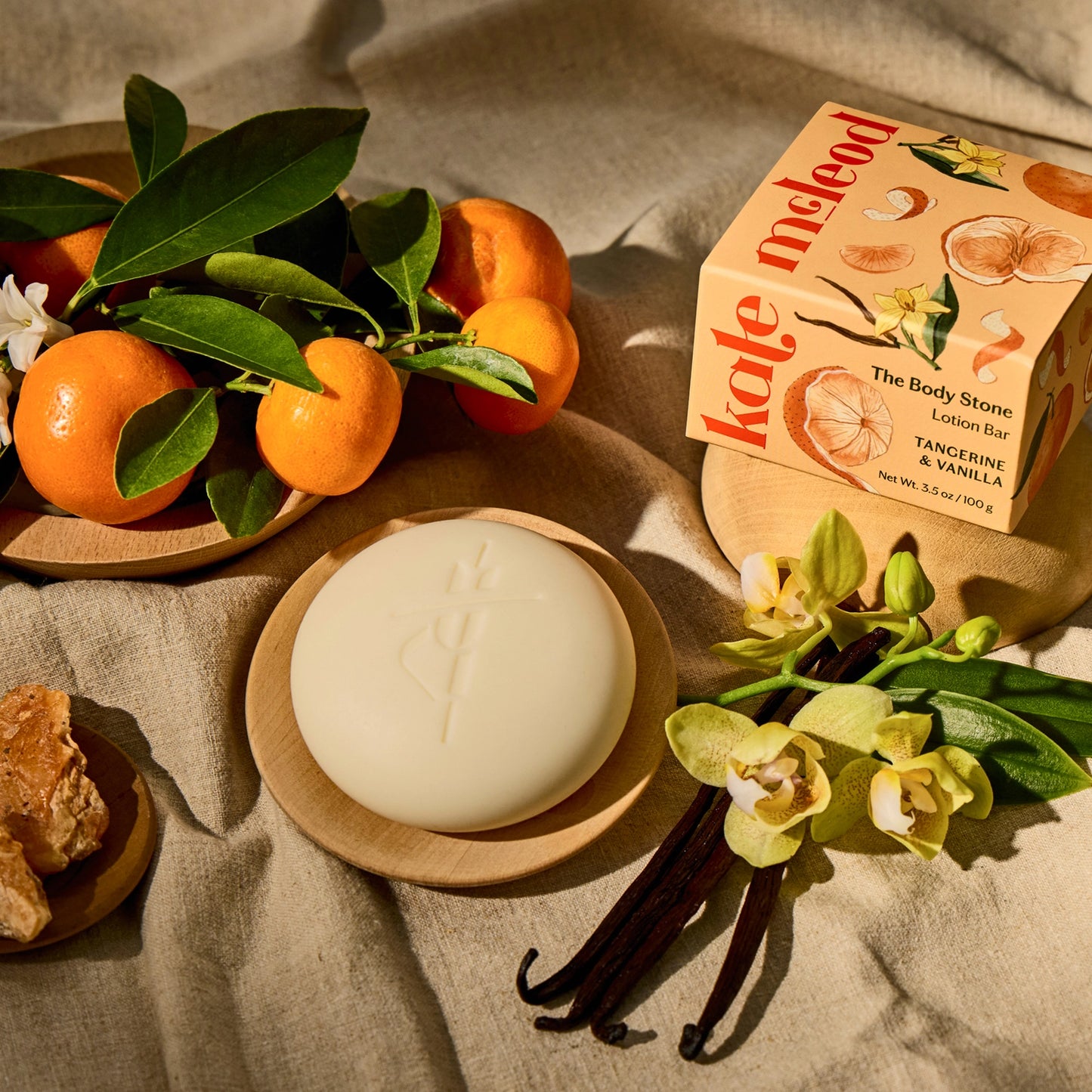Kate McLeod Deep Moisturizing Lotion Bar - Tangerine & Vanilla