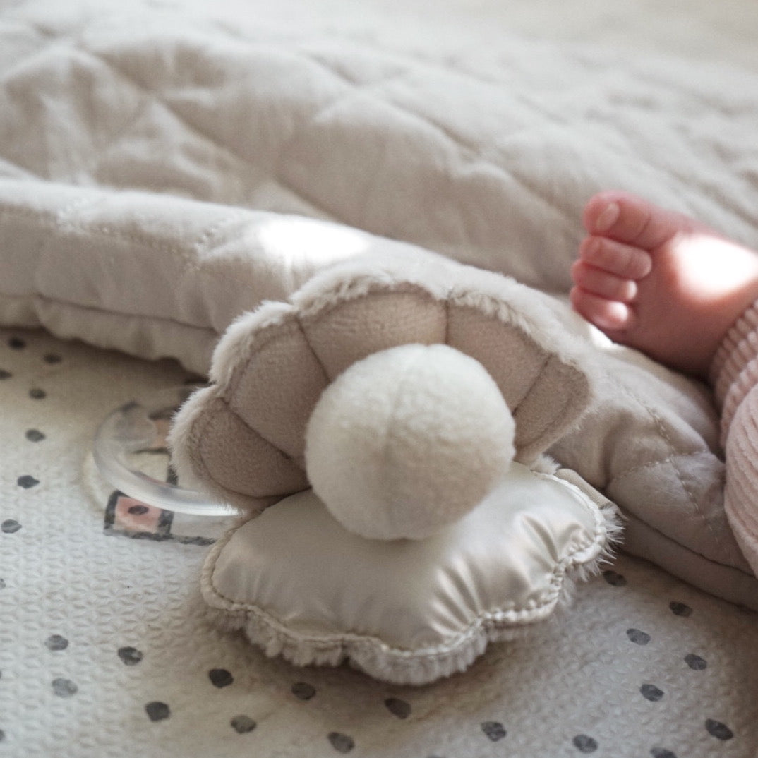 Little Lamb Kind Oyster Handheld Rattle