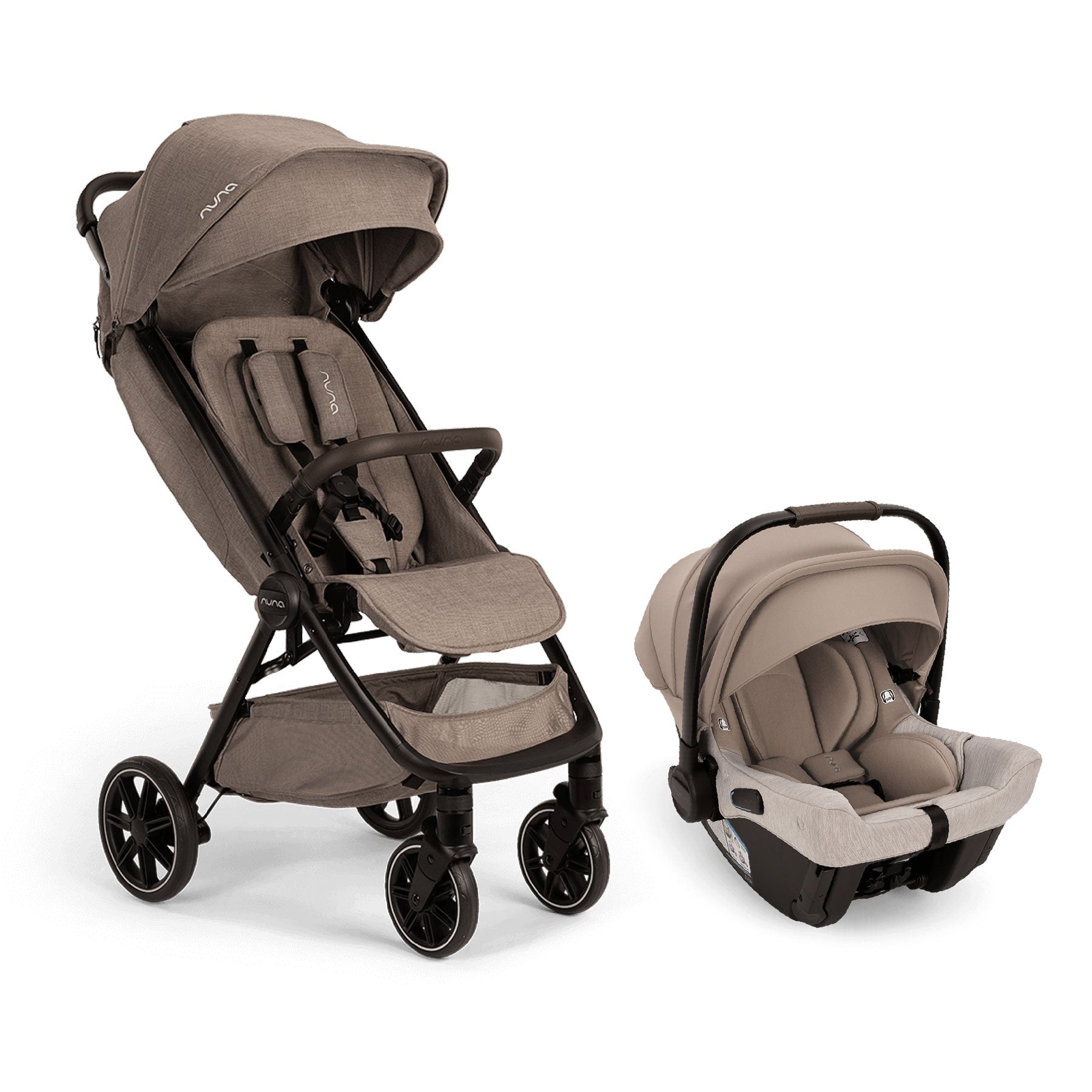 Nuna TRVL LX Stroller and PIPA Urbn Car Seat Travel System | The