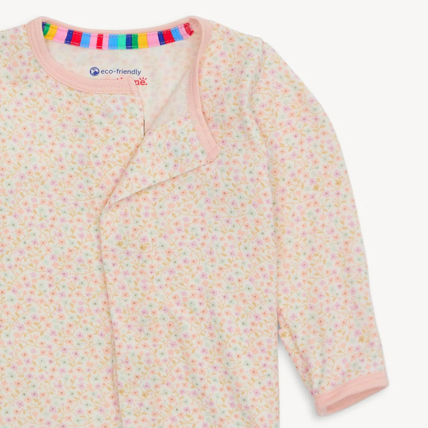 Magnetic Me Magnetic Me Organic Cotton Magnetic Footie - Bedford Floral
