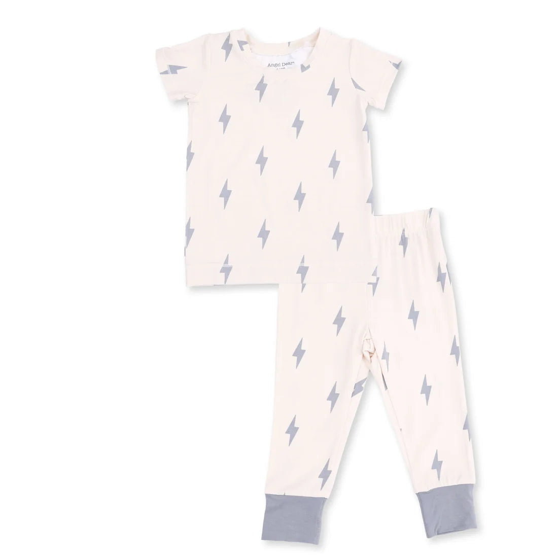 Angel Dear Lightning Bolt Viscose - Short Sleeve Loungewear Set