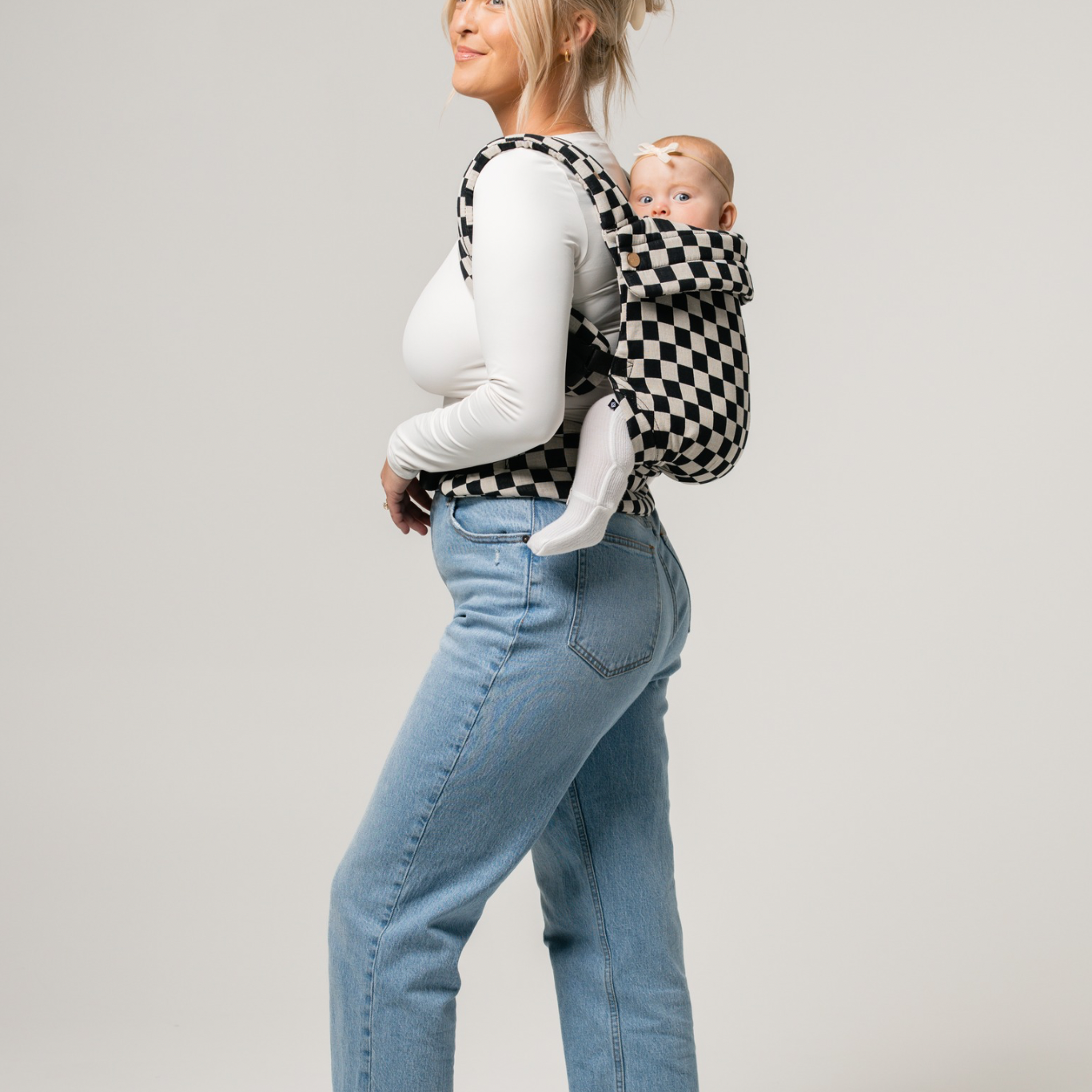 Mabē The Monarch Carrier - Ebony Check