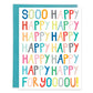 Gina B Designs Congratulations Greeting Card - Sooo Happy