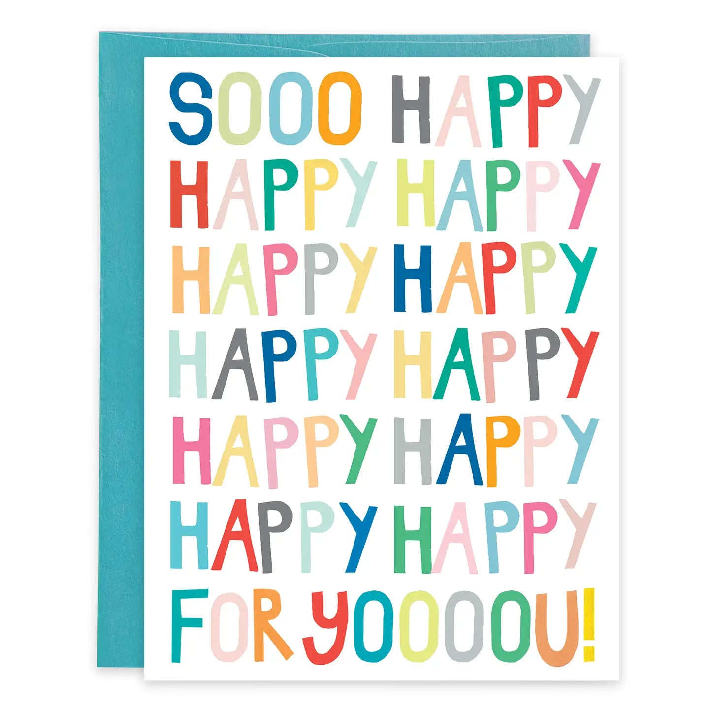 Gina B Designs Congratulations Greeting Card - Sooo Happy