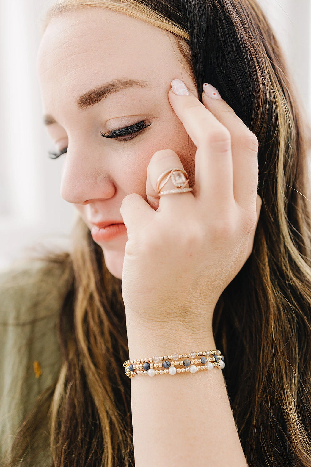 Joyful Bead Company June - Pearl Bracelet
