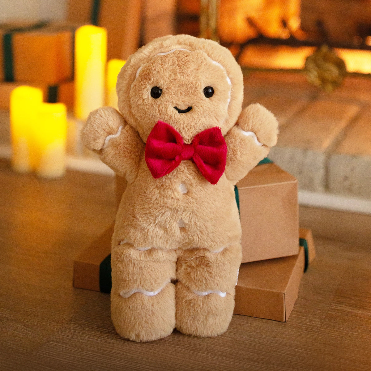 Beverly Hills Teddy Bear Company Worlds Softest Plush Gingerbread Plushee