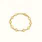 LittleLundsCo 14k Gold Filled Golden Clover Chain Bracelet