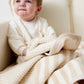 ChappyWrap Sweet Pea Stripe Oak Mini Blanket