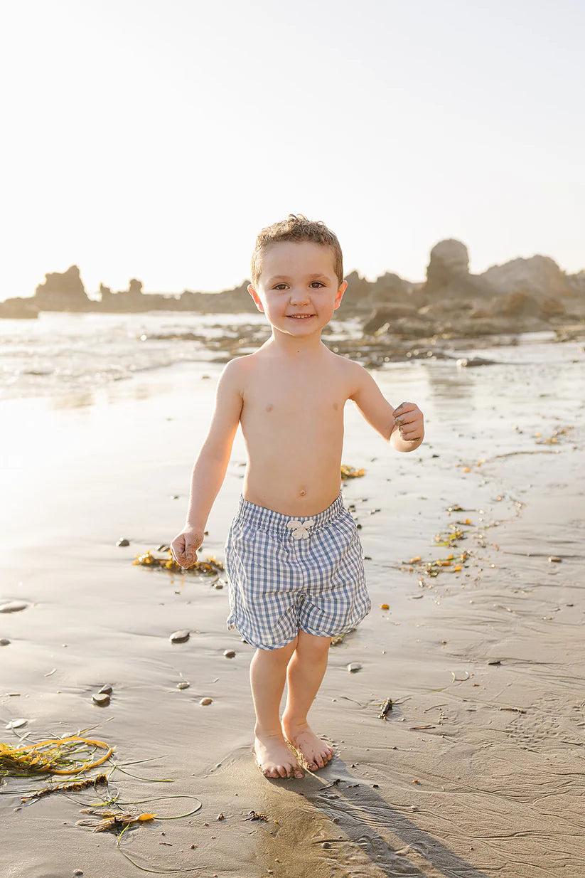 Mebie Baby Gingham Swim Shorts