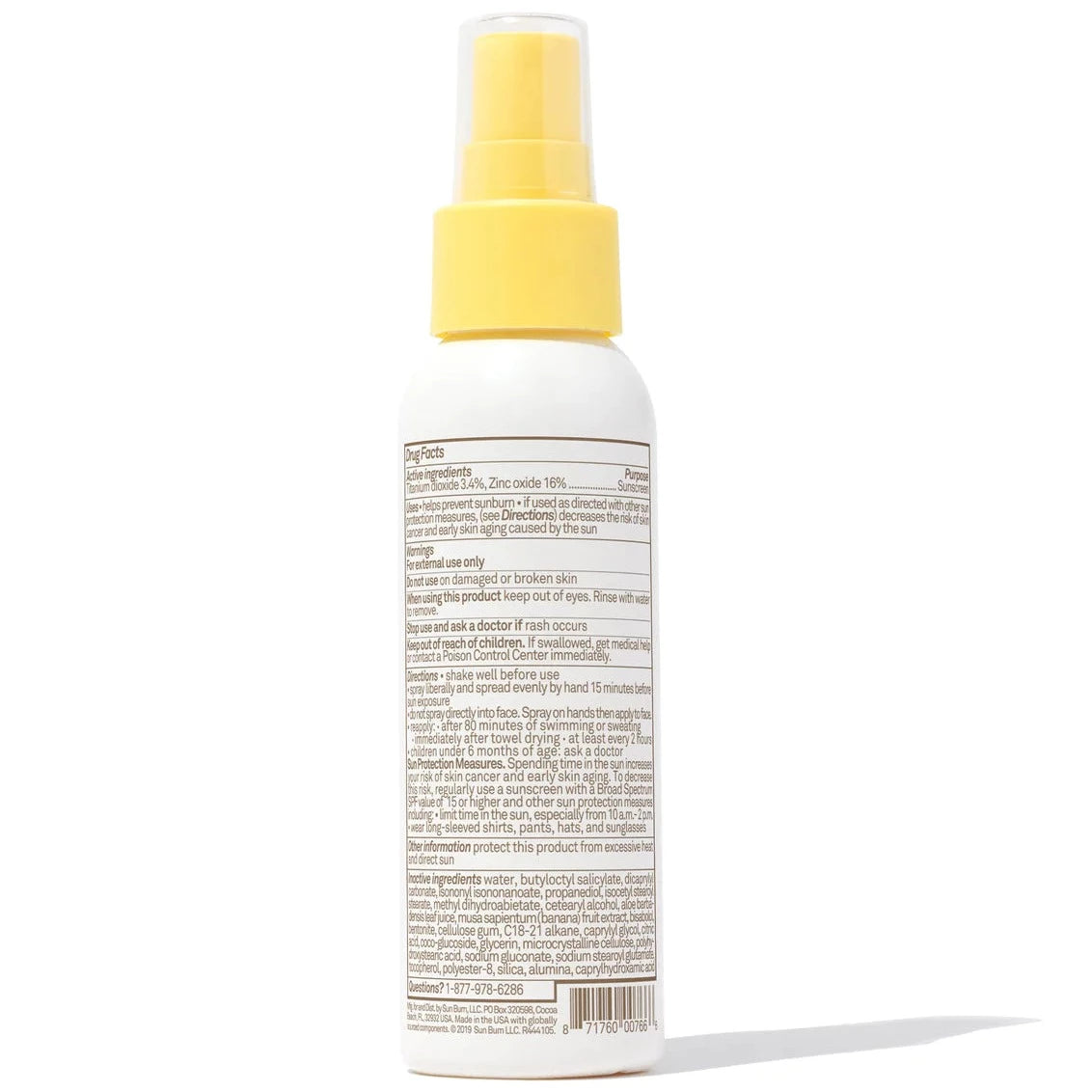 Sun Bum Baby Bum SPF 50 Mineral Sunscreen Spray - Fragrance Free