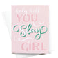 Easyhand Goods Holy Hell You Slay Girl Greeting Card