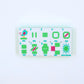 My Fair Mahjong Crystal Confetti Mahjong with a Sprinkle of Color - Lemon-Lime