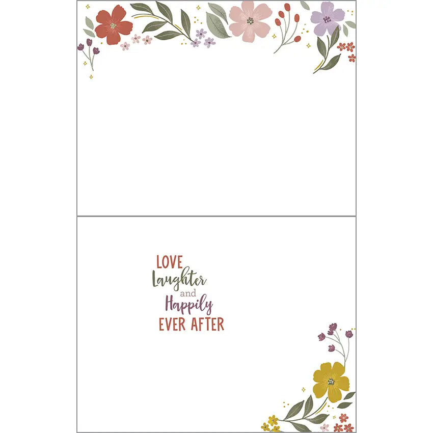 Gina B Designs Wedding Greeting Card - Happy Couple
