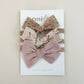 Emi Lei Nylon Stretchy Bow Headband Set of 3