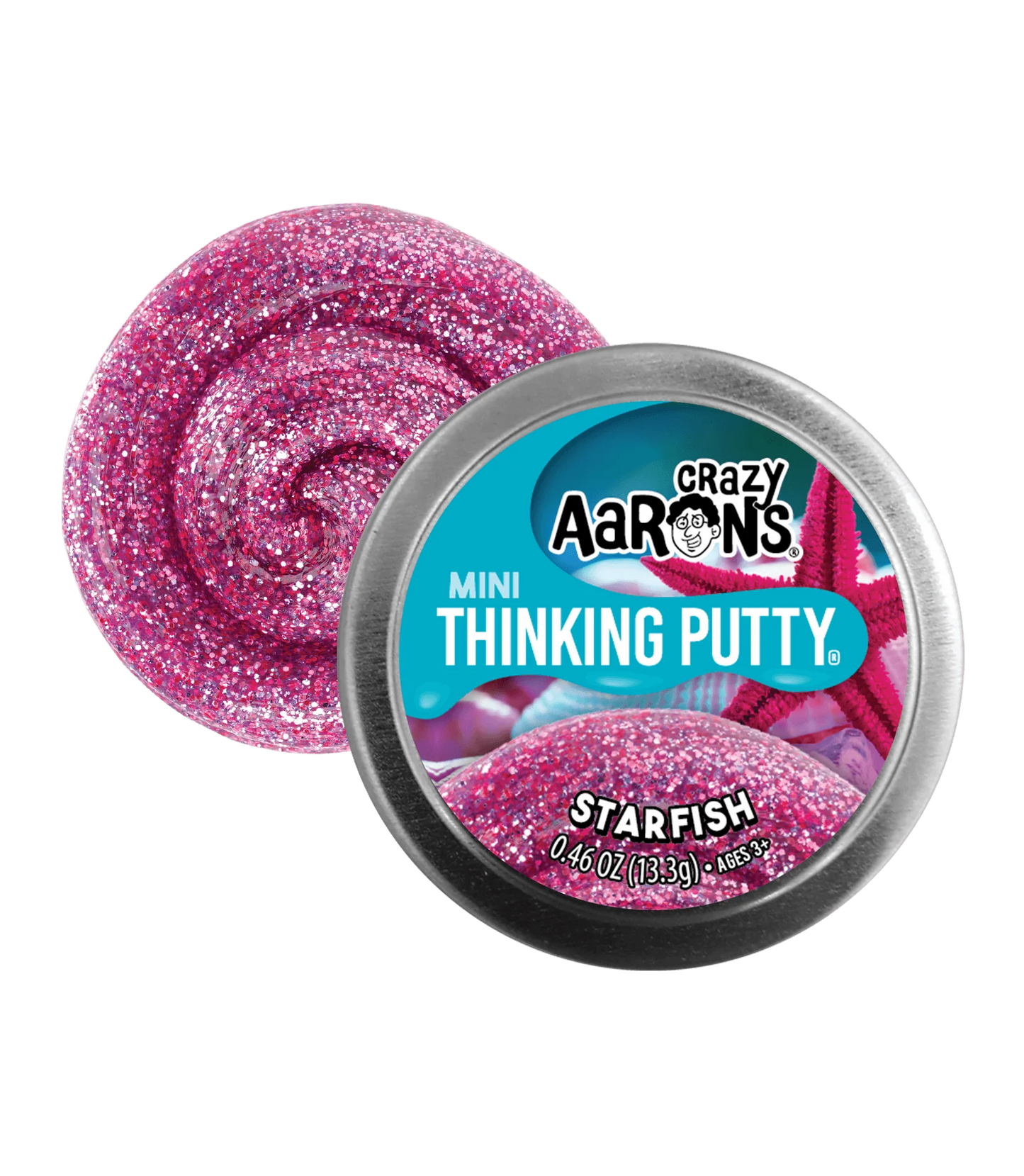 Crazy Aarons Mini Thinking Putty - Starfish