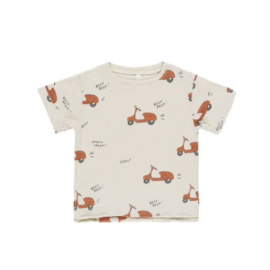 Rylee and Cru Raw Edge Tee - Moped