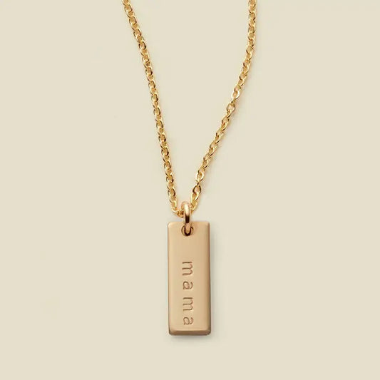 Made by Mary Mini Bar Necklace- Mama