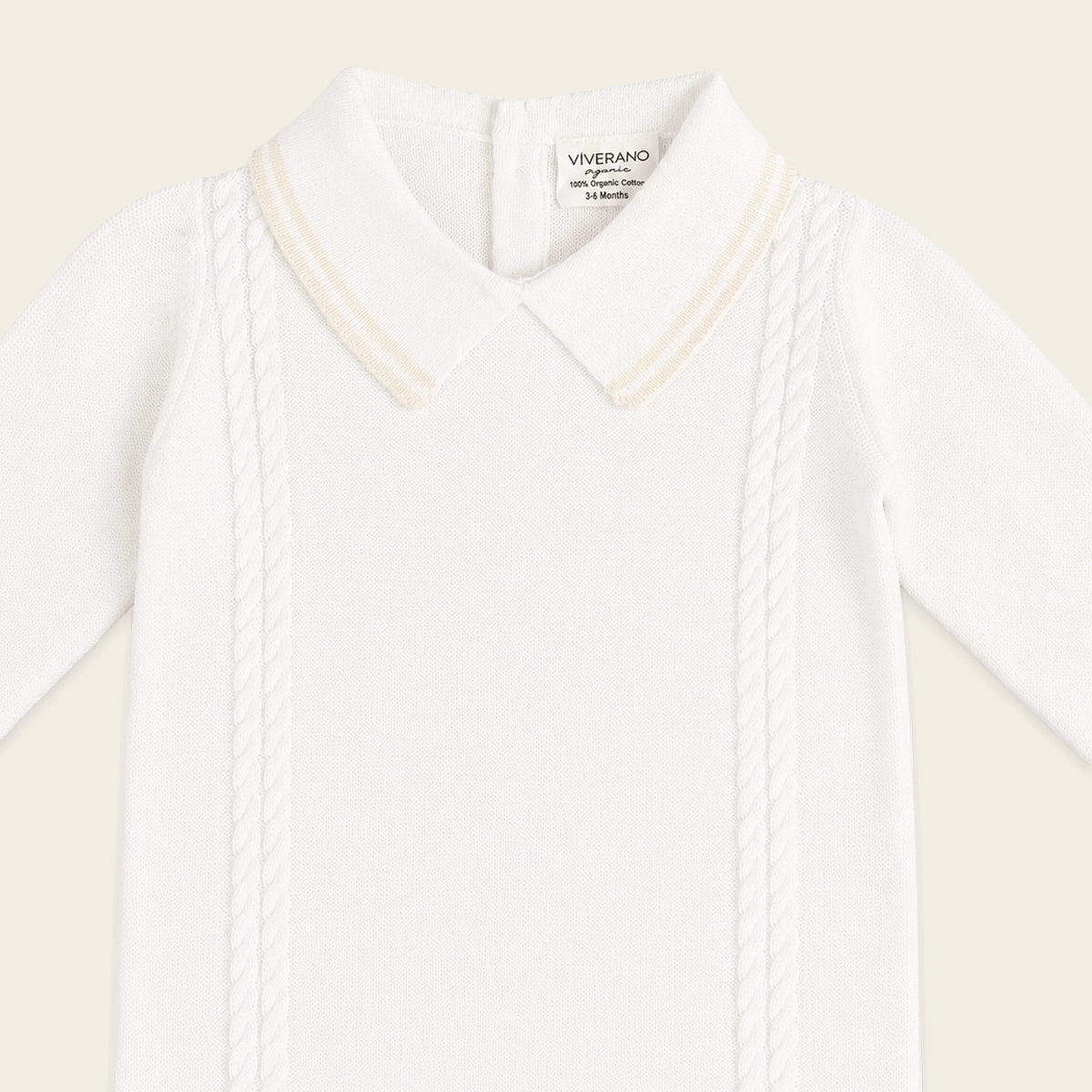 Viverano Organics Milan Knit Baby Pocket Jumpsuit (Organic Cotton)