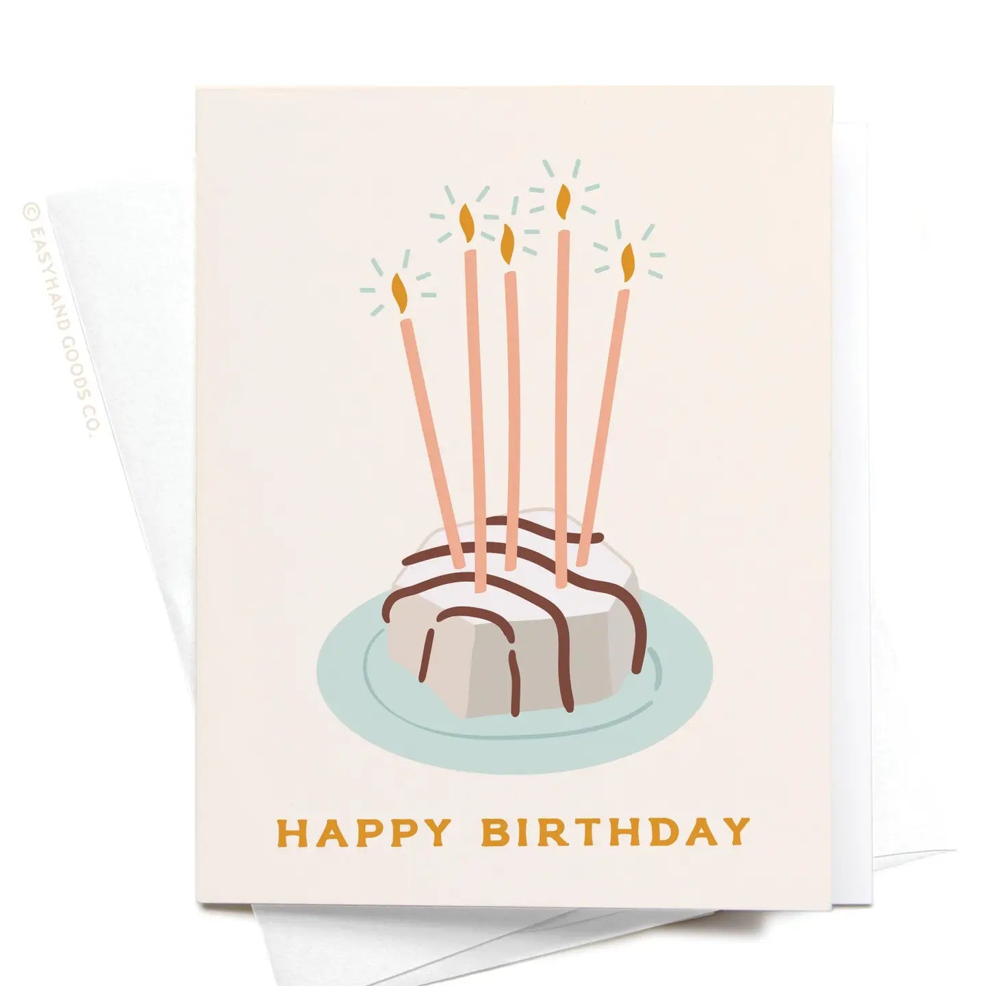 Easyhand Goods Happy Birthday Zebra Cake Greeting Card