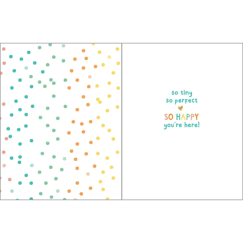 Gina B Designs Baby Greeting Card - Sweet Baby Dots
