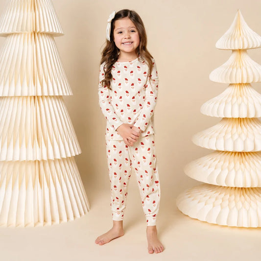 Lou Lou and Company Kids Loungewear Set - Santa Baby