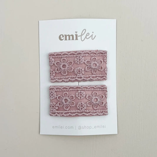 Emi Lei Lace Hair Clips