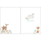 GINA B DESIGNS Baby Greeting Card - Forest Animals