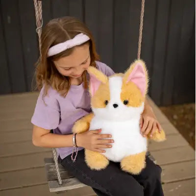 Beverly Hills Teddy Bear Company Chunka Dunkas Corgi Plushie