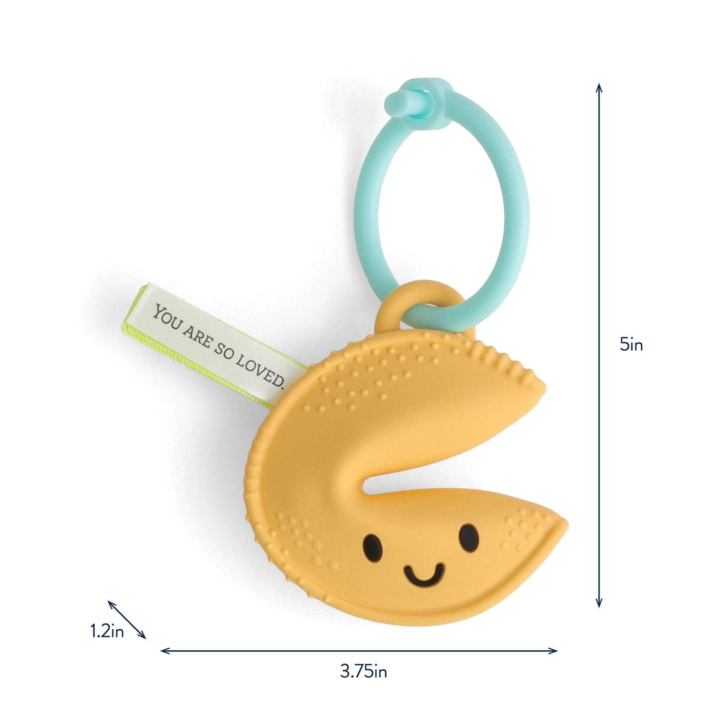 Itzy Ritzy Itzy Treat Fortune Cookie Silicone Teether
