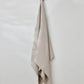 Geometry Taupe Waffle Bath Towel