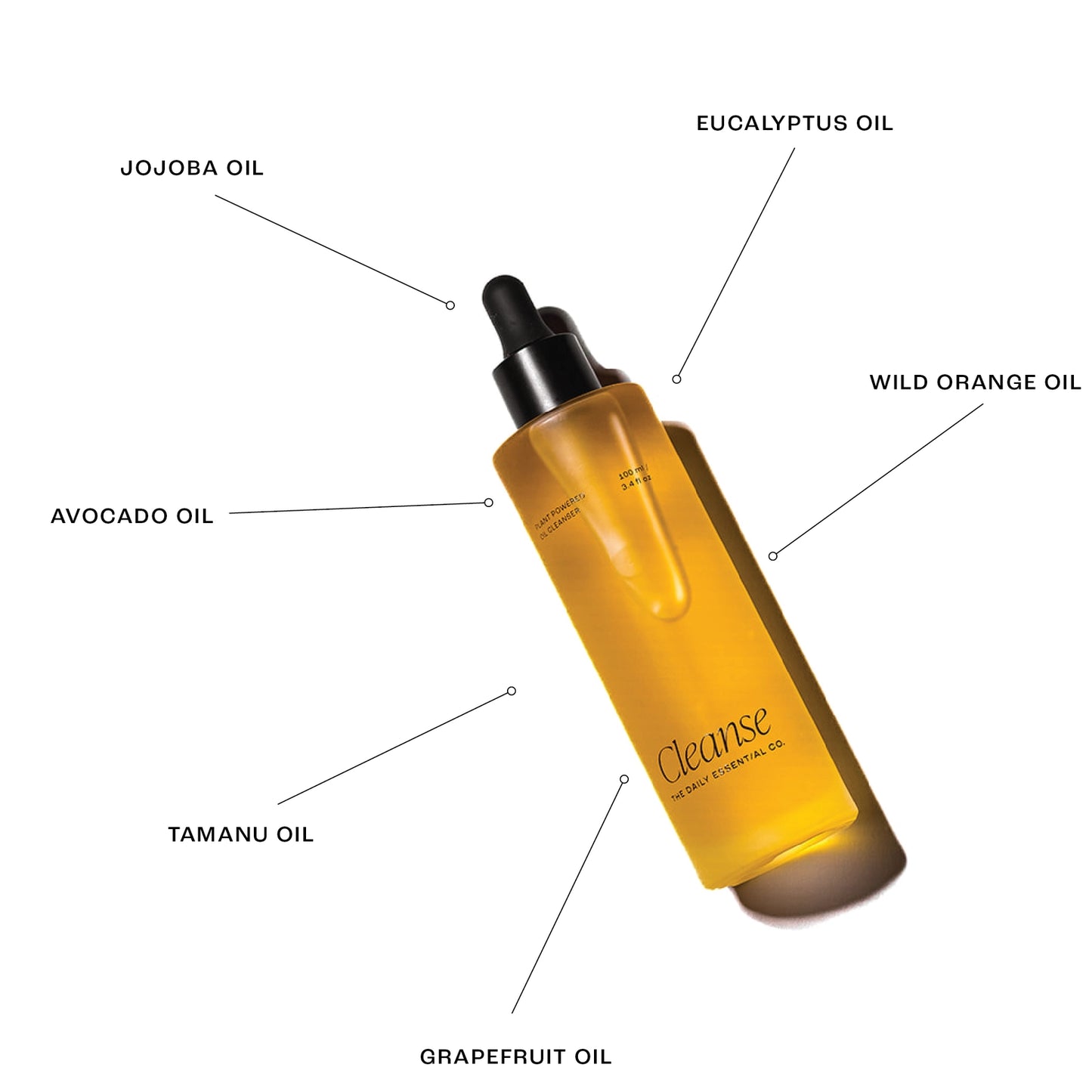 The Daily Essentials Co Facial Oil Cleanser