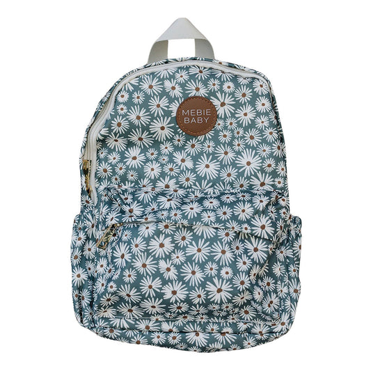 Mebie Baby Mini Backpack - Green Daisy