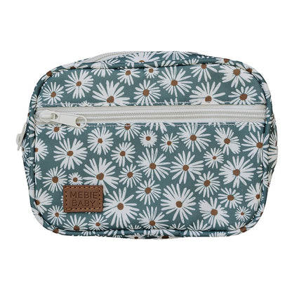 Mebie Baby Mini Fanny Pack - Green Daisy
