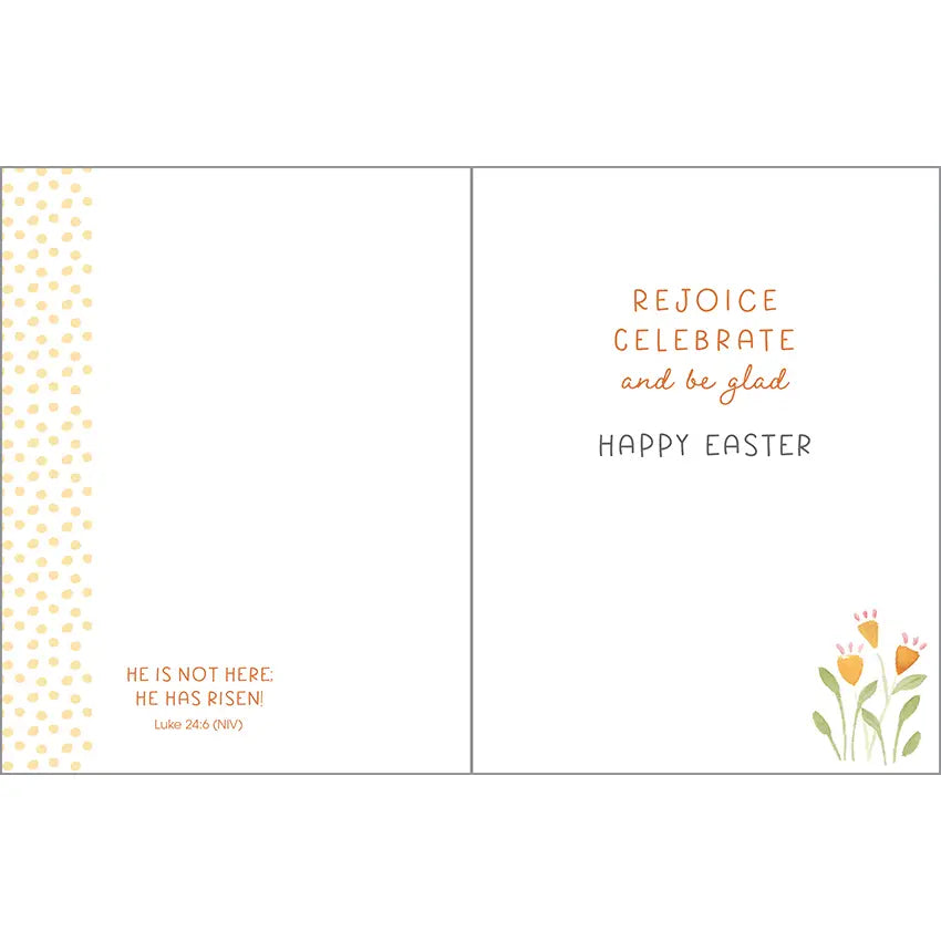Gina B Designs With Scripture Easter Greeting Card - Tulip Sunrise