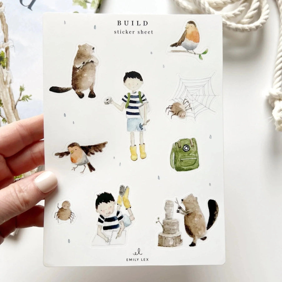 Emily Lex Studio Build Sticker Sheets