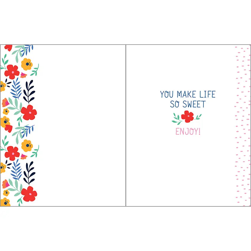 Gina B Designs Birthday Greeting Card - Friend Cake