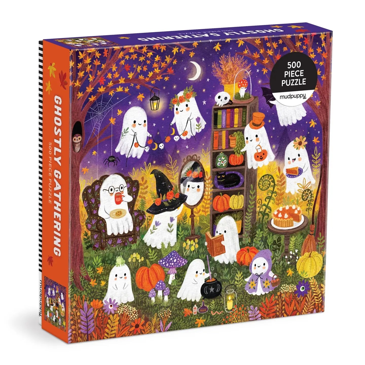 Chronicle Books Ghostly Gathering 500 Piece Family Puzzle